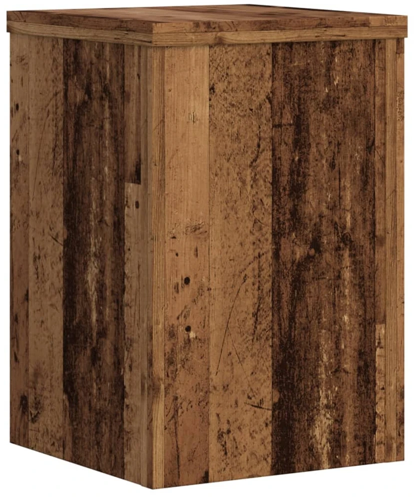 Stovai augalams, 2vnt., sendintos medienos, 20x20x30cm, mediena