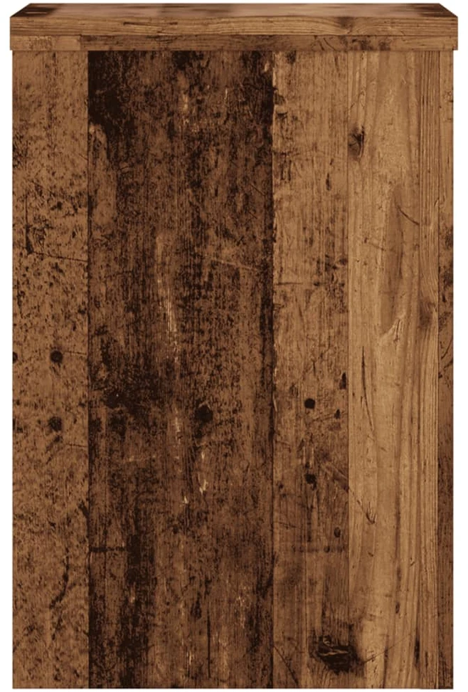 Stovai augalams, 2vnt., sendintos medienos, 25x25x35cm, mediena
