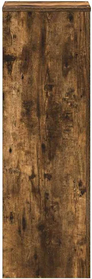 Stovas augalams, dūminio ąžuolo, 33x33x100cm, apdirbta mediena