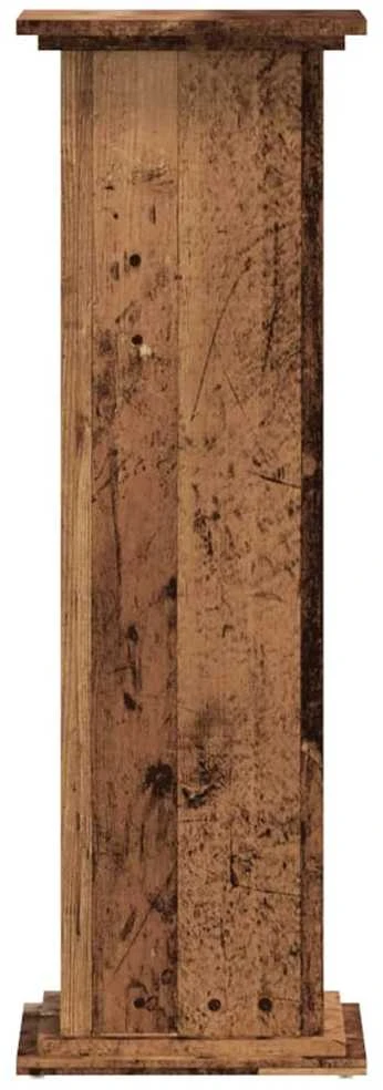 Stovas augalams, sendintos medienos, 33x33x100cm, mediena