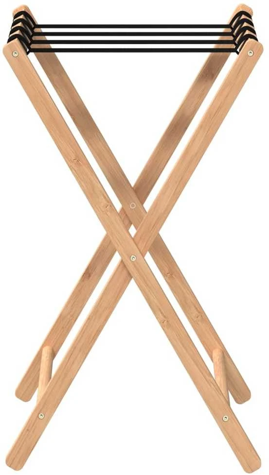 Kelioninis Stovas lagaminui, 68,5x38x58cm, bambukas