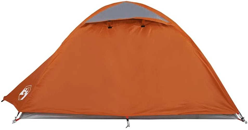 Stovyklavimo palapinė, oranžinė, dvivietė, kupolinė