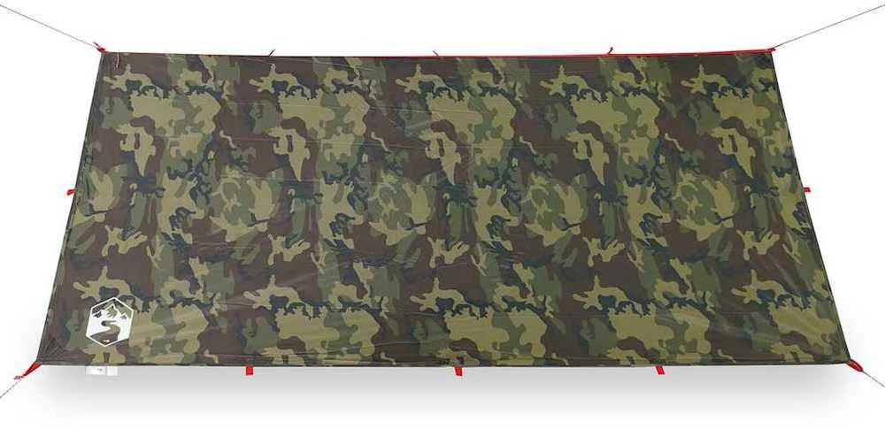 Stovyklavimo tentas, kamufliažinis, 366x306cm