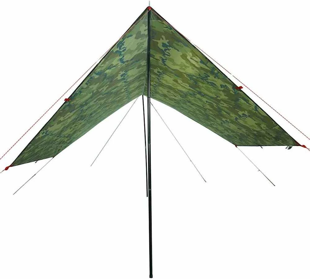 Stovyklavimo tentas, kamufliažinis, 462x306x211cm