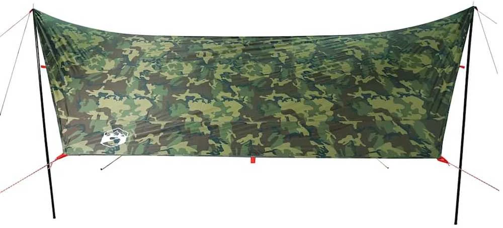 Stovyklavimo tentas, kamufliažinis, 462x306x211cm