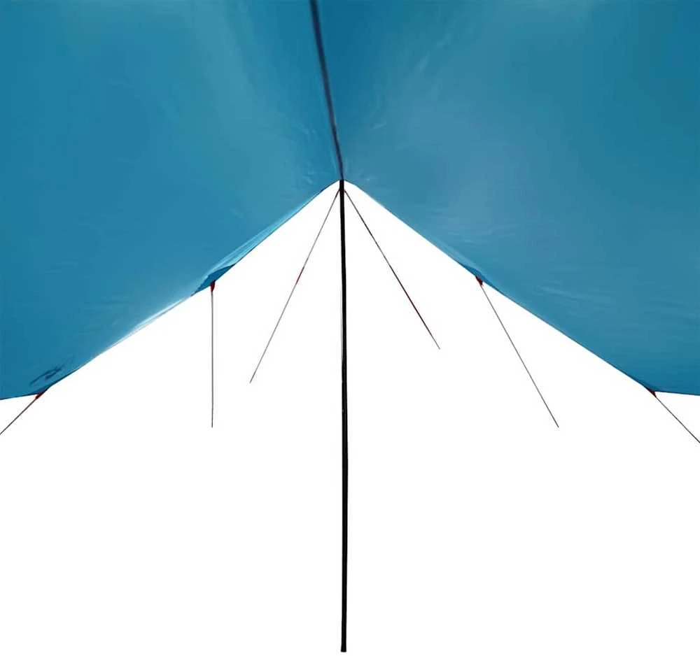 Stovyklavimo tentas, mėlynas, 460x305x210cm, atsparus vandeniui