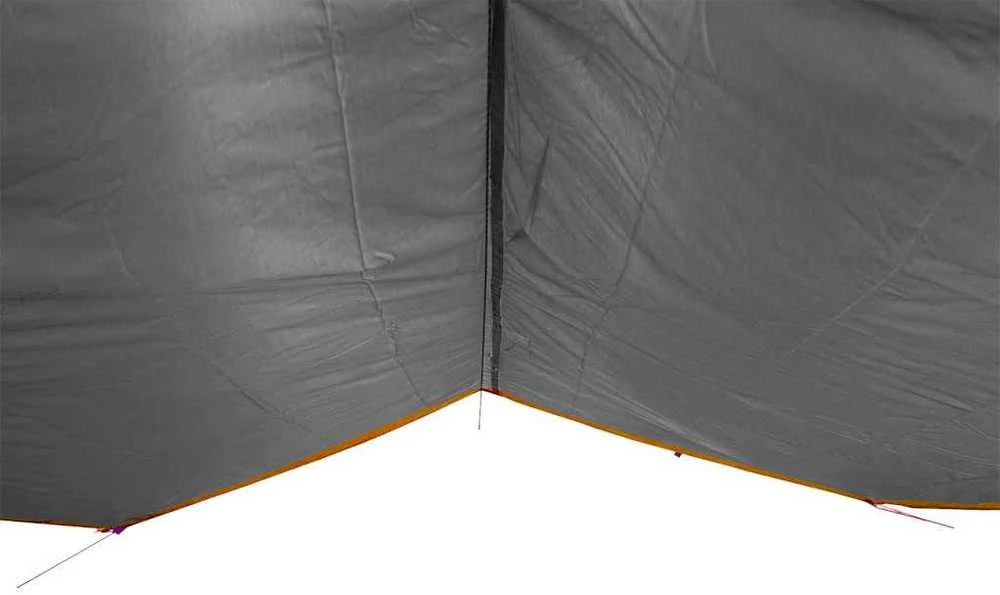 Stovyklavimo tentas, pilkas ir oranžinis, 500x294cm