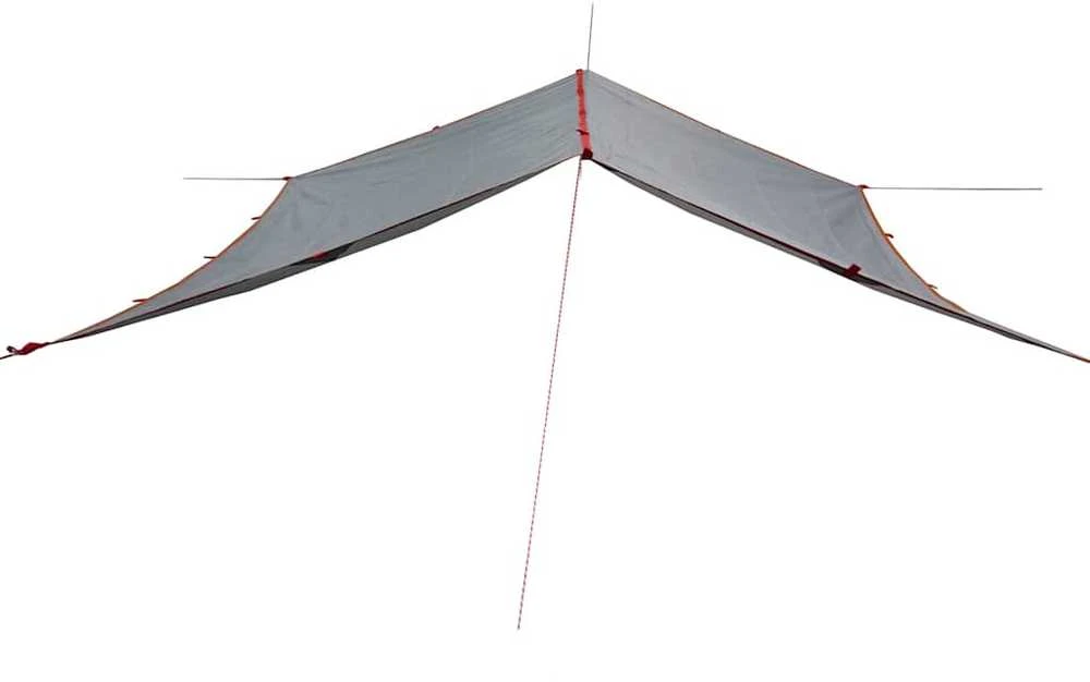 Stovyklavimo tentas, pilkas ir oranžinis, 360x294cm