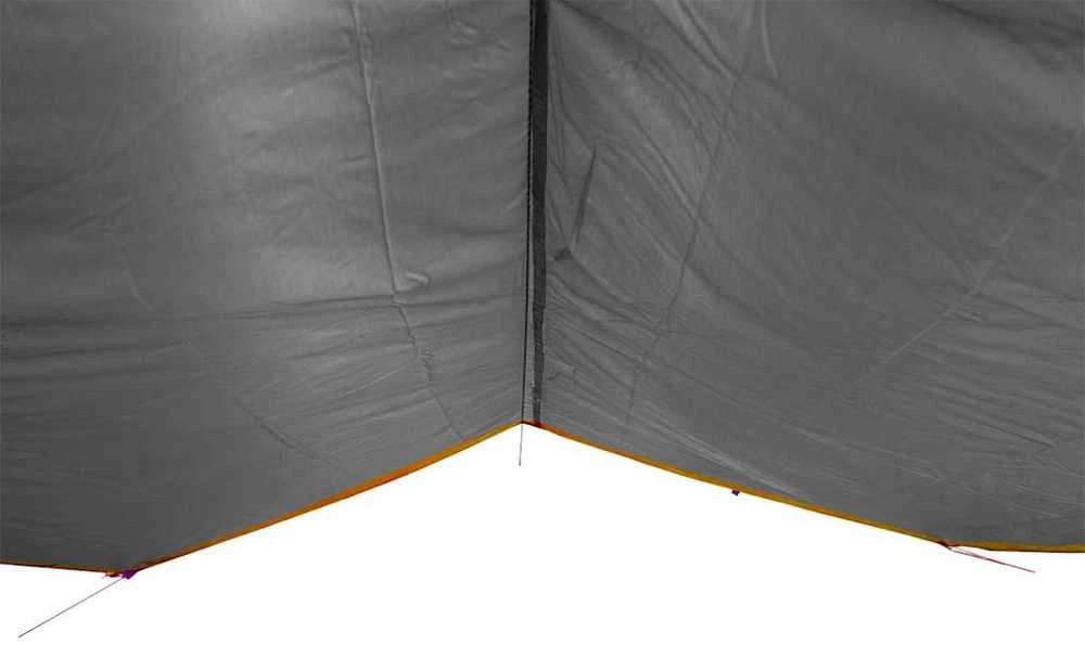 Stovyklavimo tentas, pilkas ir oranžinis, 500x294cm