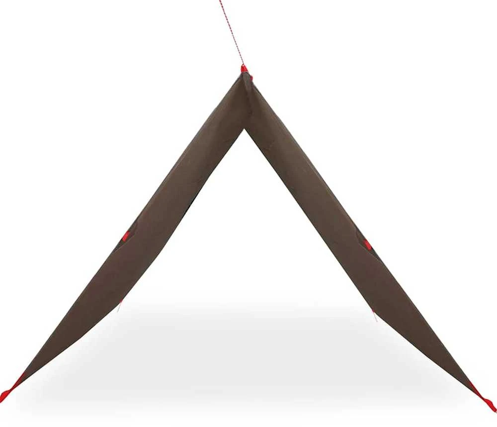Stovyklavimo tentas, rudas, 406x306cm, atsparus vandeniui