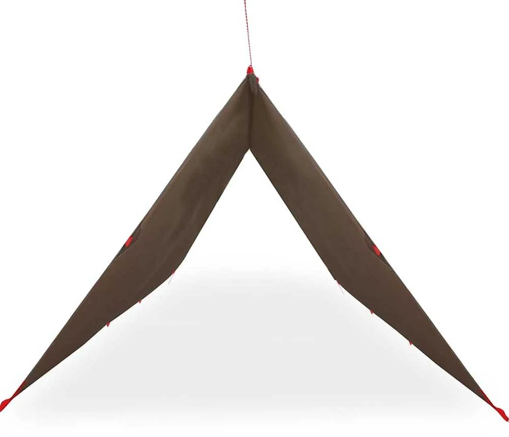 Stovyklavimo tentas, rudas, 506x306cm, atsparus vandeniui
