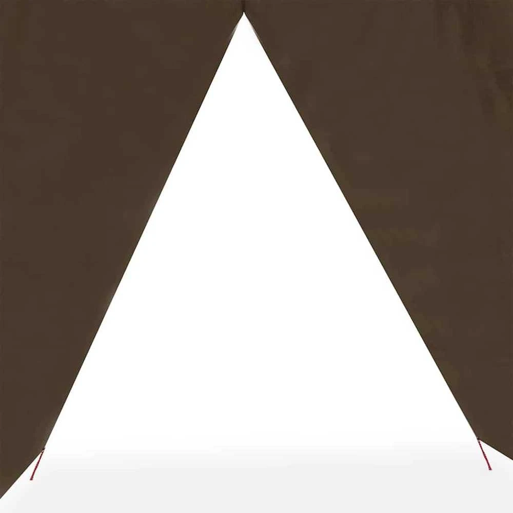 Stovyklavimo tentas, rudas, 506x306cm, atsparus vandeniui