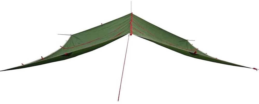 Stovyklavimo tentas, žalias, 420x440cm, atsparus vandeniui