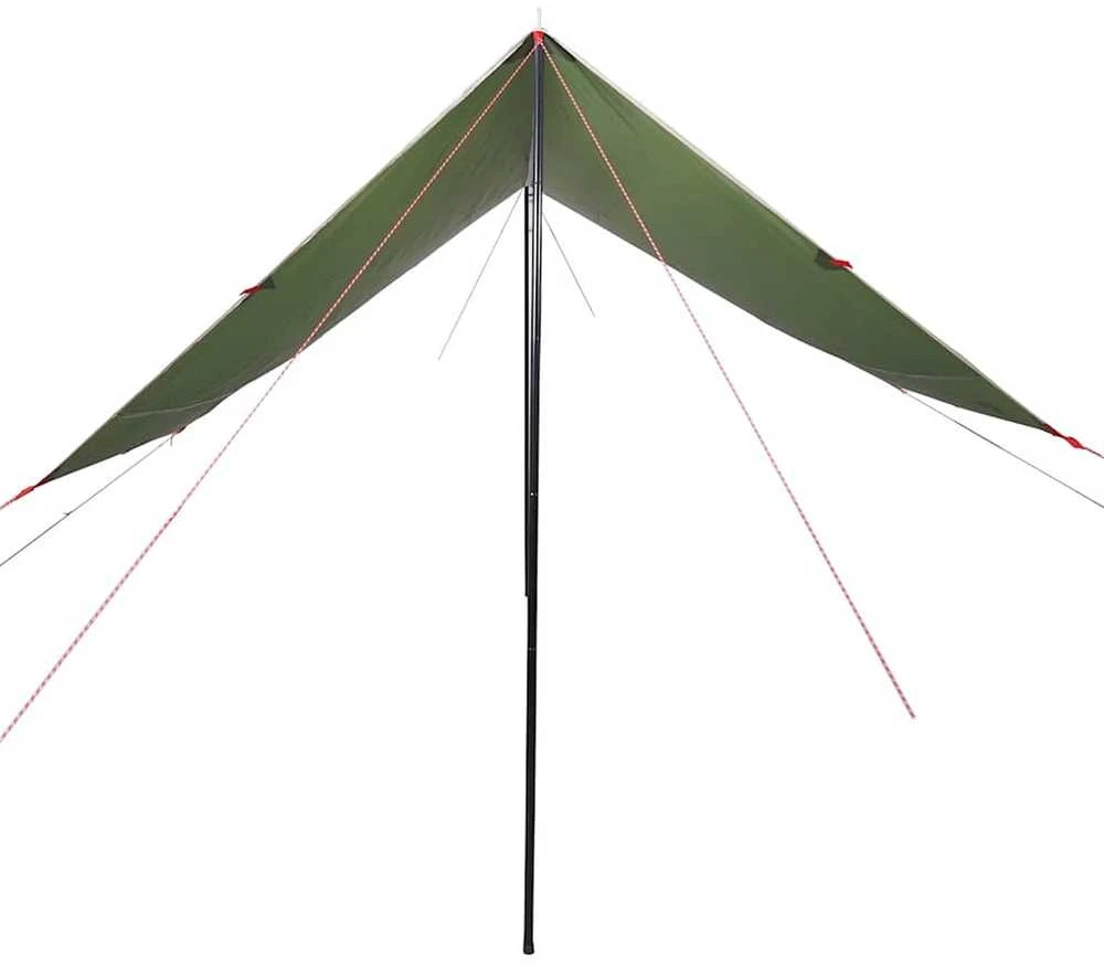 Stovyklavimo tentas, žalias, 430x380x210cm, atsparus vandeniui