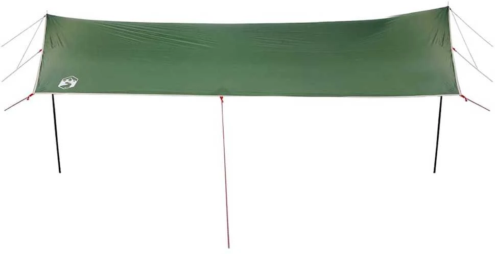 Stovyklavimo tentas, žalias, 460x305x210cm, atsparus vandeniui