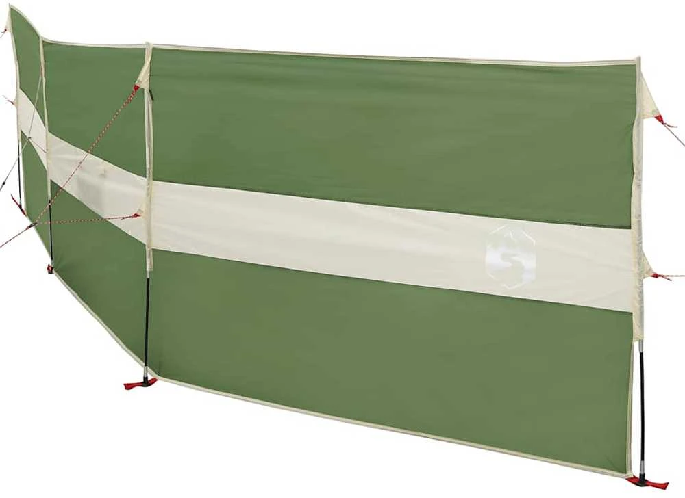 Stovyklavimo uždanga nuo vėjo, žalia, 490x123 cm