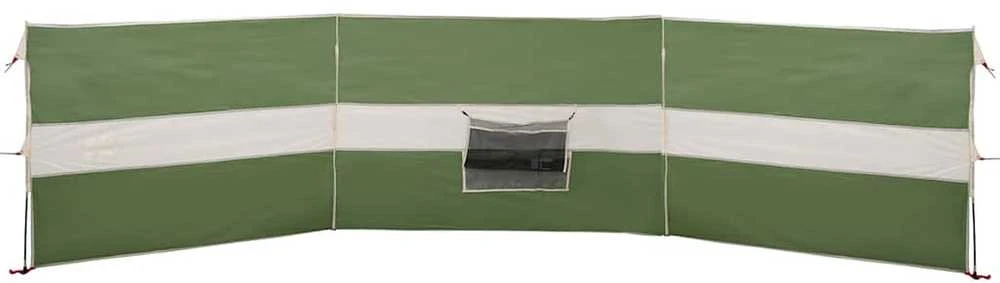 Stovyklavimo uždanga nuo vėjo, žalia, 490x123 cm