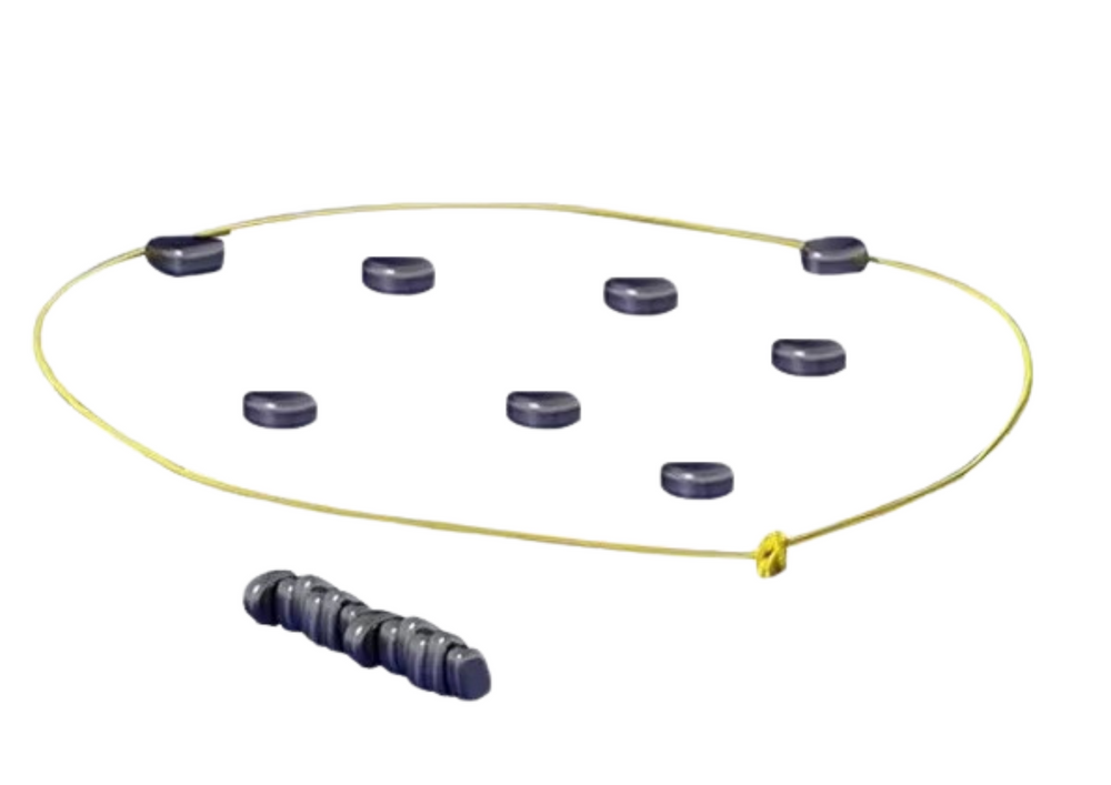 Lean Toys Strateginis stalo žaidimas su magnetiniais akmenimis