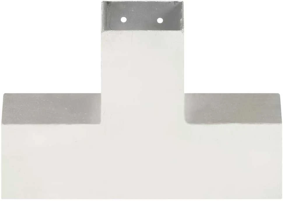 Stulpo sujungimas, 81x81mm, galvanizuotas metalas, X formos