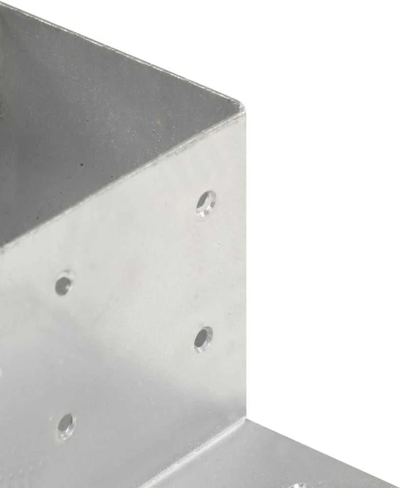 Stulpo sujungimas, 81x81mm, galvanizuotas metalas, L formos