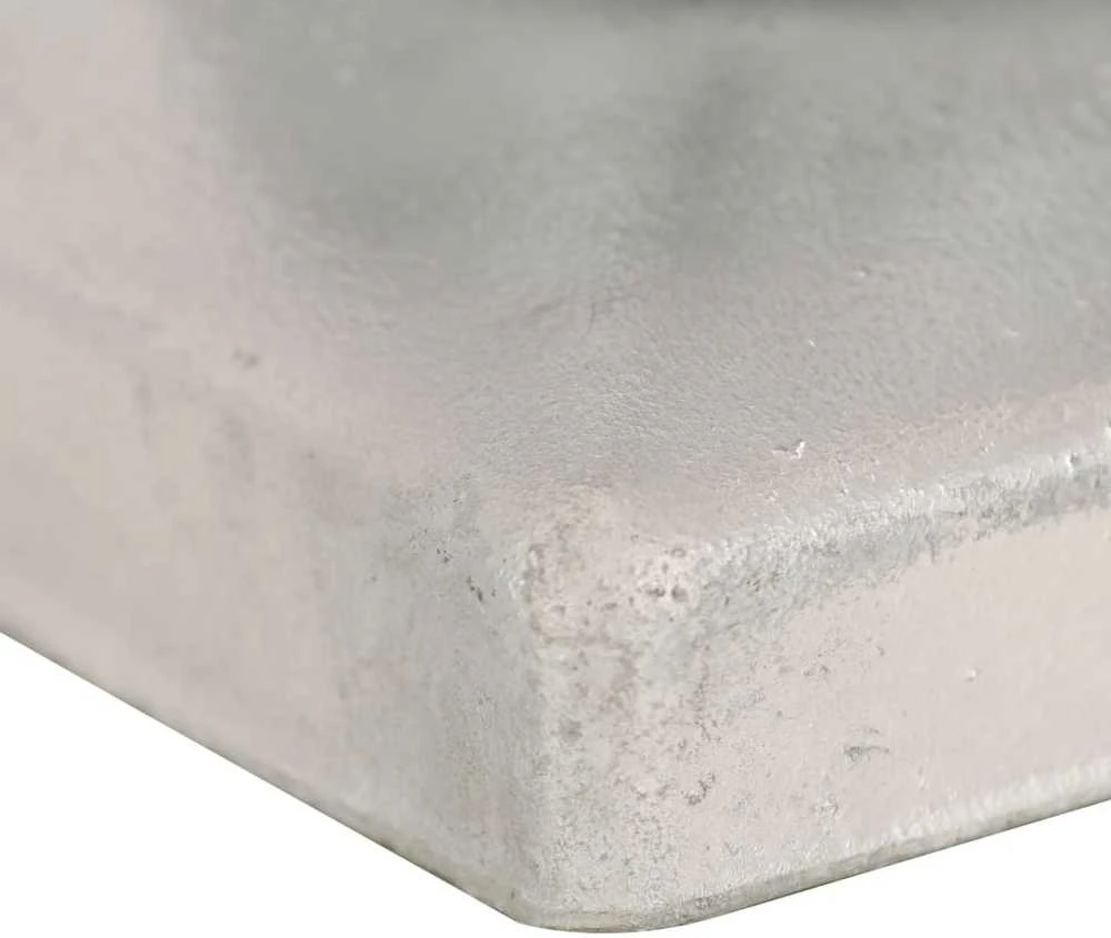 Stulpų dangteliai, 6vnt., 91x91mm, galvanizuotas metalas