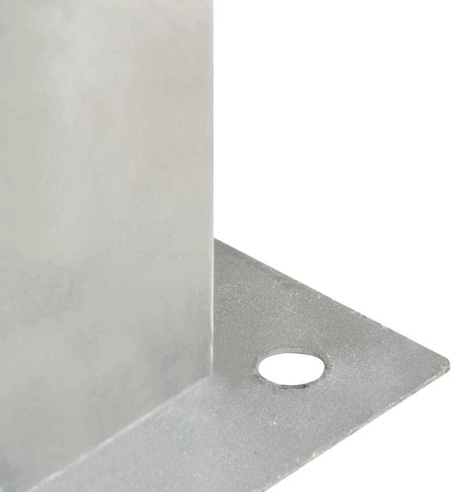 Stulpų pagrindai, 4vnt., galvanizuotas metalas, 141mm