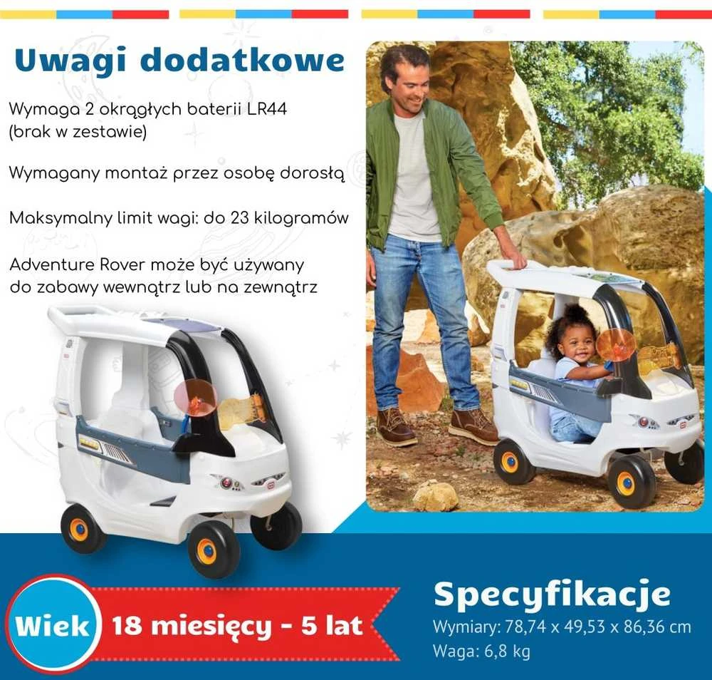 Little Tikes Vaikiškas automobilis Cozy Coupe Kosminis