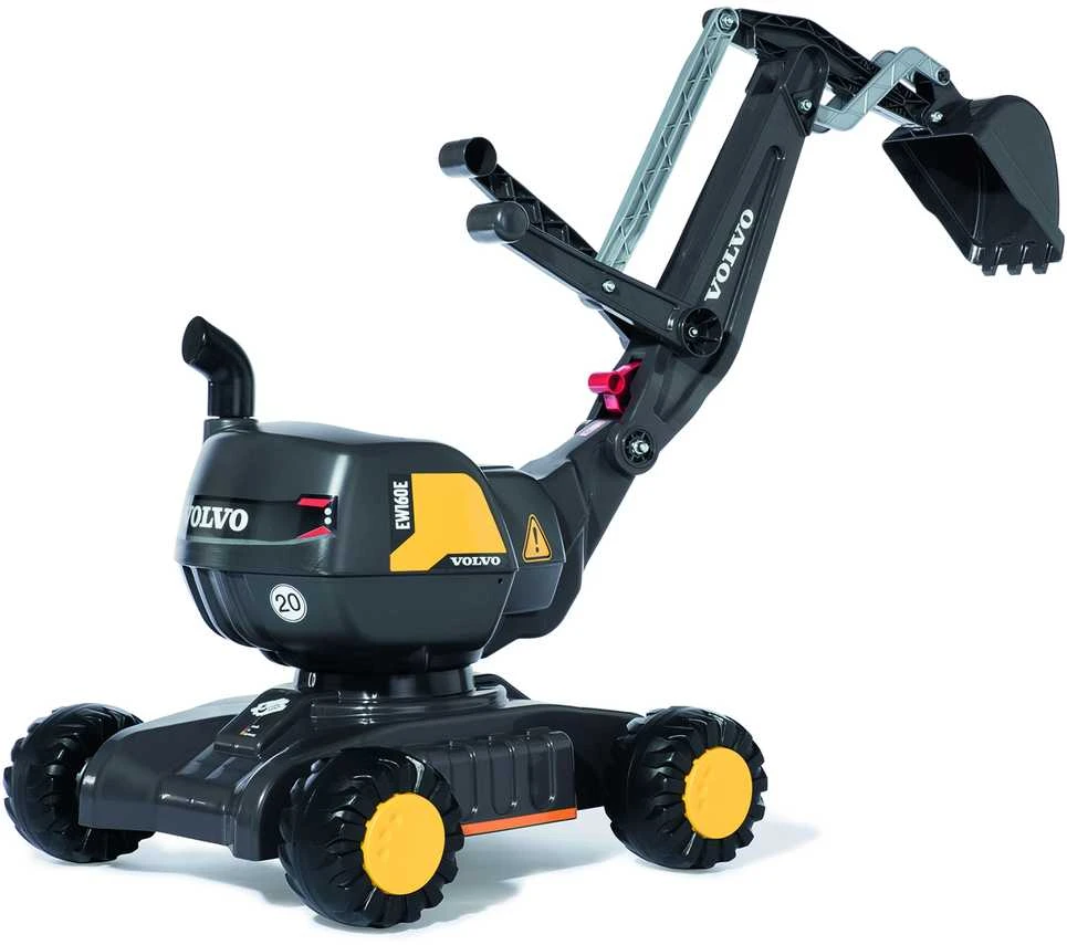 Rolly Toys Volvo Žemės Kasimo Mašina RollyDigger Su Valdymo Svirtimis