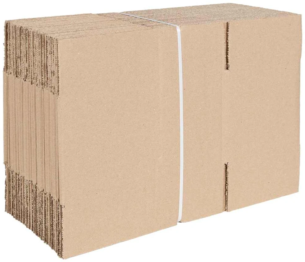 Sulankstoma dėžė 50 vnt. Natūrali 24 x 13 x 13 cm Kartonas