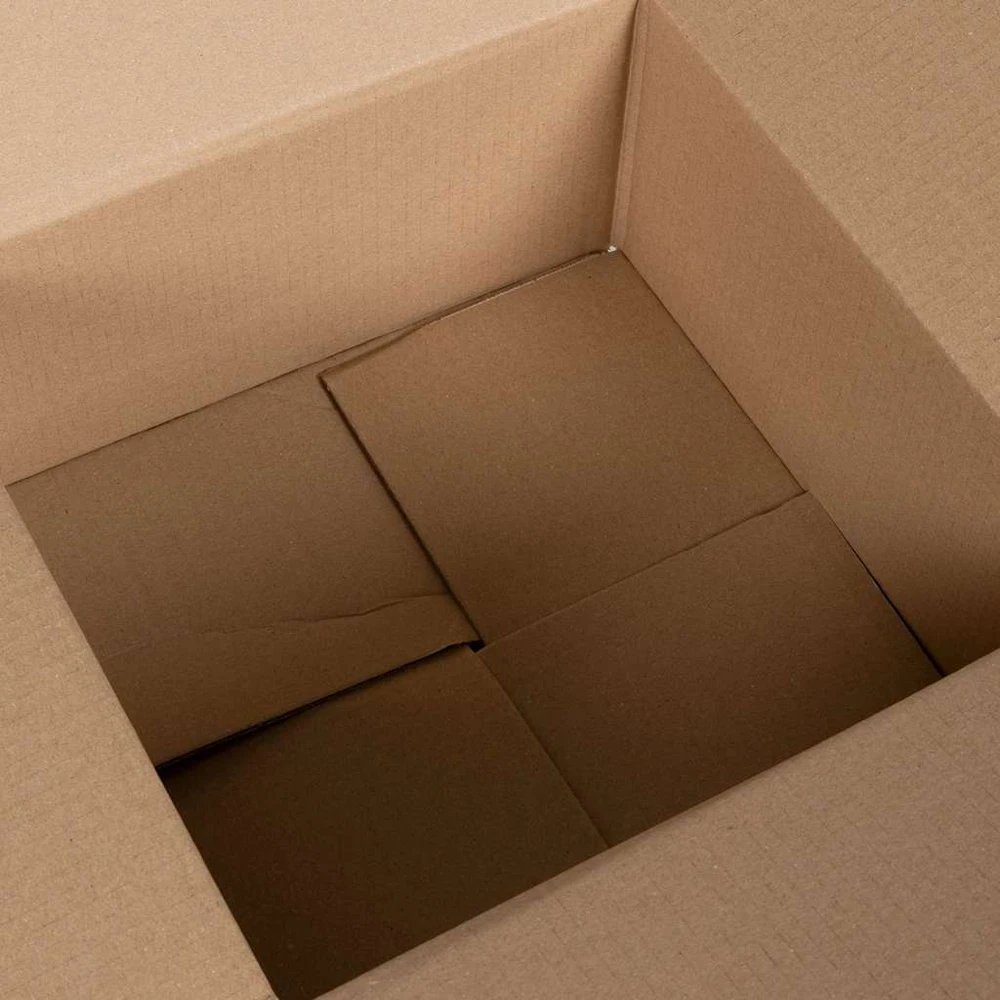 Sulankstoma dėžė 50 vnt. Natūrali 30 x 30 x 15 cm Kartonas