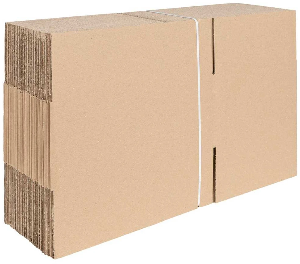 Sulankstoma dėžė 50 vnt. Natūrali 35 x 24 x 15 cm Kartonas