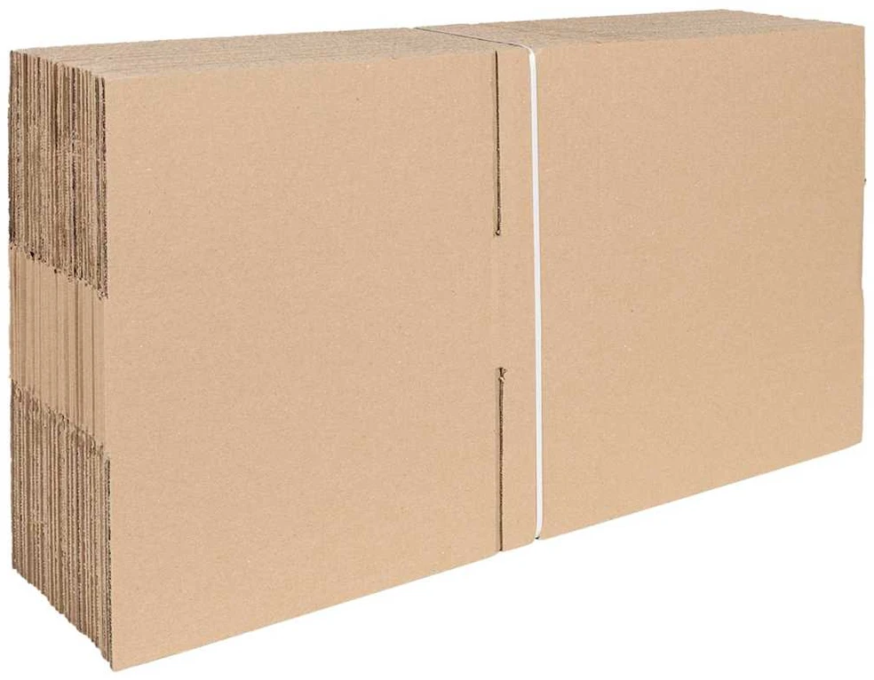 Sulankstoma dėžė 50 vnt. Natūrali 40 x 30 x 10 cm Kartonas