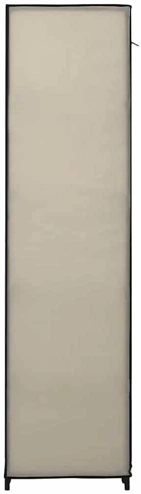 Sulankstoma drabužių spinta, krem. sp., 110x45x175cm, audinys