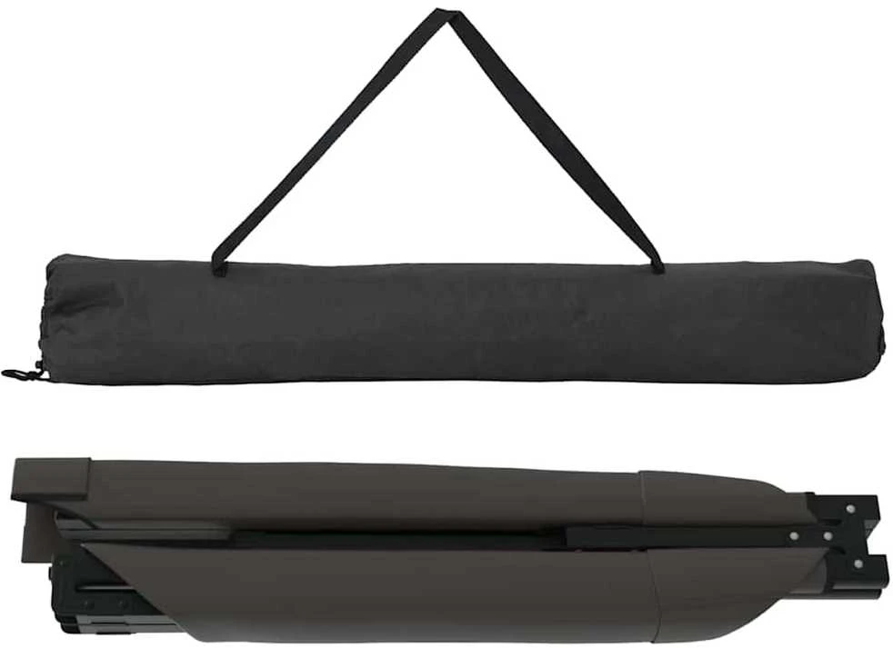 Sulankstoma Kempingo Lova Juoda 210 x 80 x 46 cm