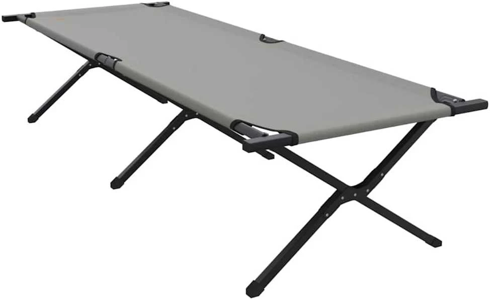 Sulankstoma Kempingo Lova Pilka 210 x 80 x 46 cm
