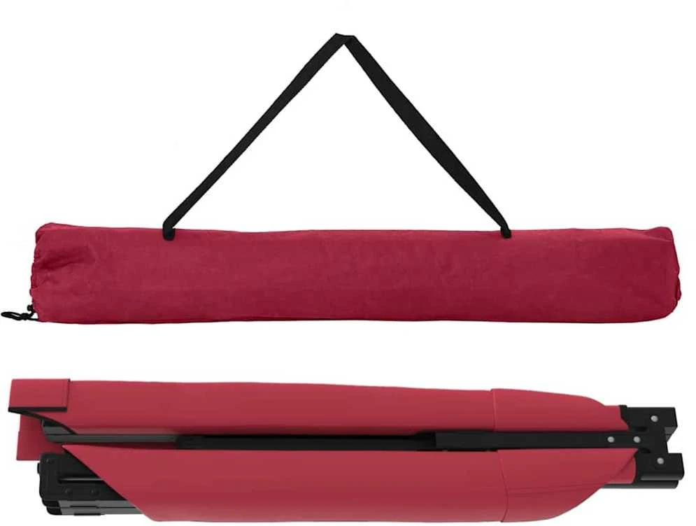 Sulankstoma Kempingo Lova Raudona 210 x 80 x 46 cm