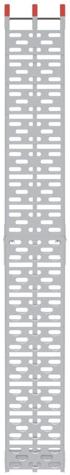 Sulankstoma motociklinės rampos 340 kg per rampa 2 pcs Sidabro