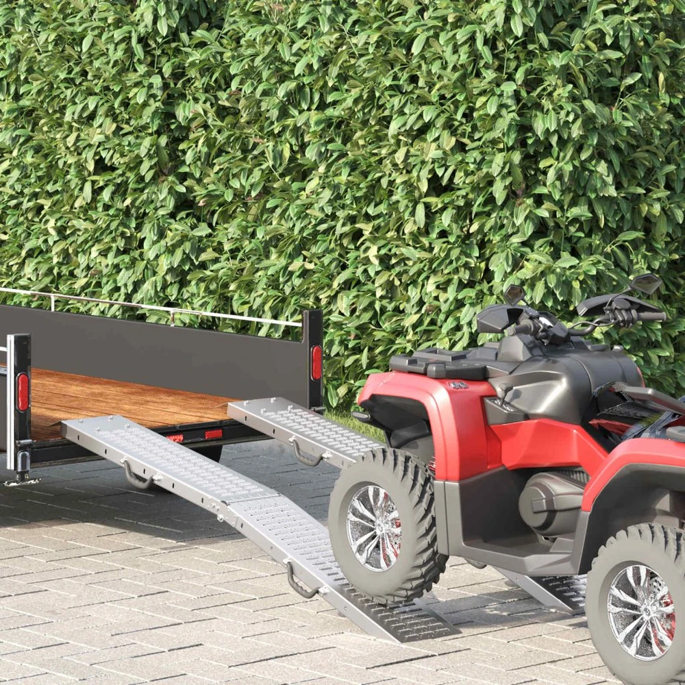 Sulankstoma rampas 200 kg kiekvienai rampai 2 vnt. Sidabrinė