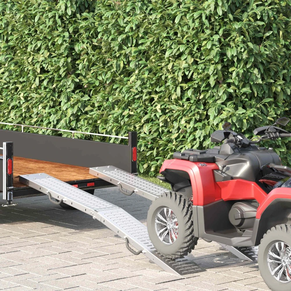 Sulankstoma rampas 200 kg kiekvienai rampai 2 vnt. Sidabrinė