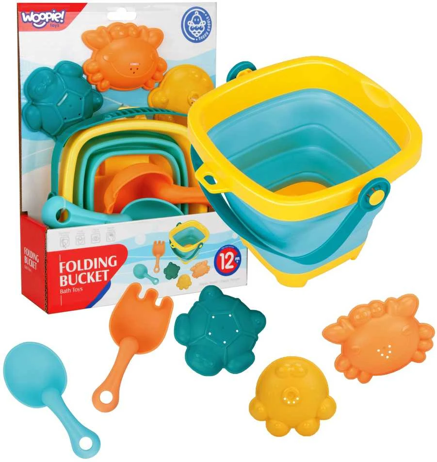 Žaislų rinkinys WOOPIE BABY skirtas žaisti smėlyje, mėlynas