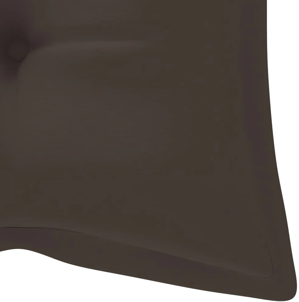 Sulankstomas sodo suoliukas su pagalvėle, 118cm, bambukas