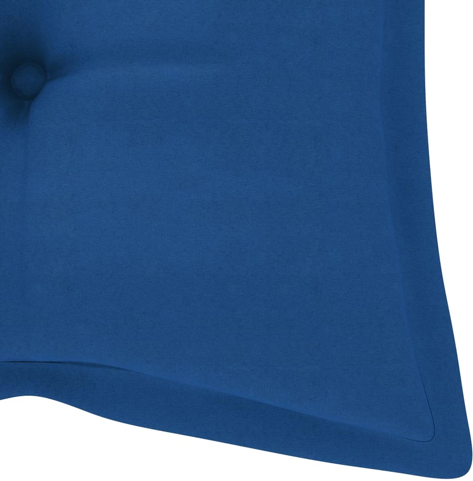 Sulankstomas sodo suoliukas su pagalvėle, 118cm, bambukas