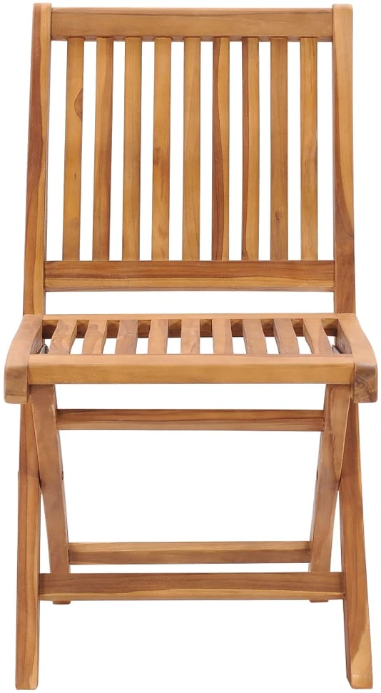 Sulankstomos sodo kėdės su pagalvėlėmis, 6vnt., tikmedis