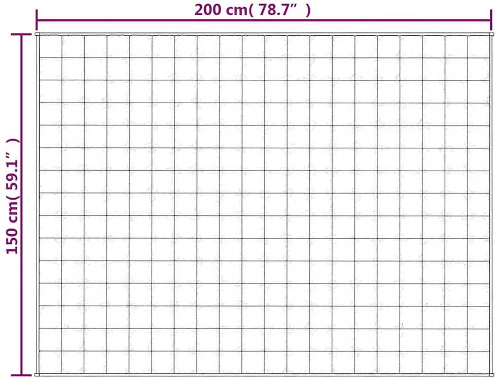 Sunki antklodė, mėlynos spalvos, 150x200cm, audinys, 11kg