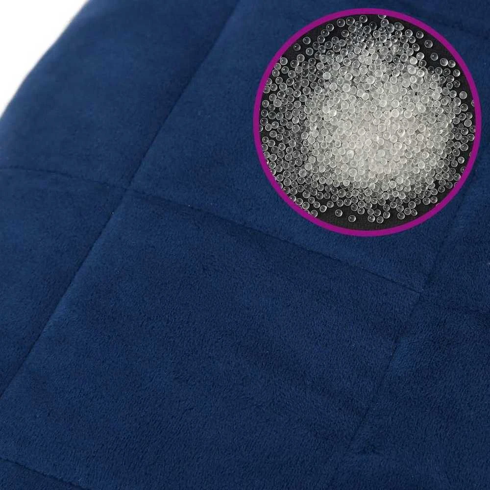 Sunki antklodė, mėlynos spalvos, 155x220cm, audinys, 7kg