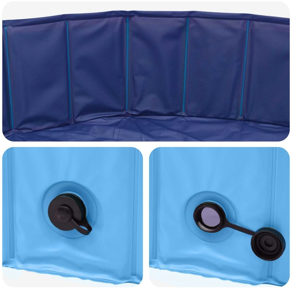 Šunų baseinas Ø300 x 38 cm Storas PVC Mėlyna