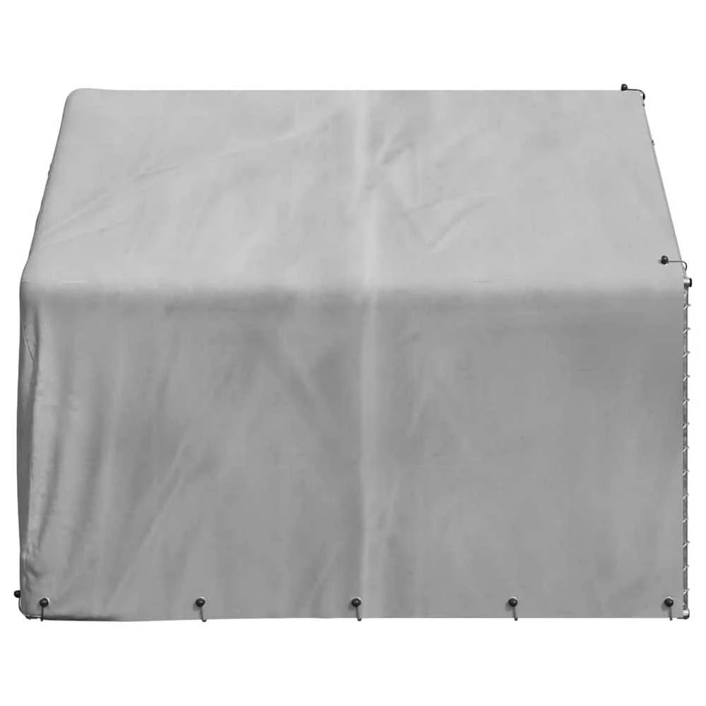 Lauko šunų voljeras su stogeliu, 2x2x1,5 m, cinkuotas plienas