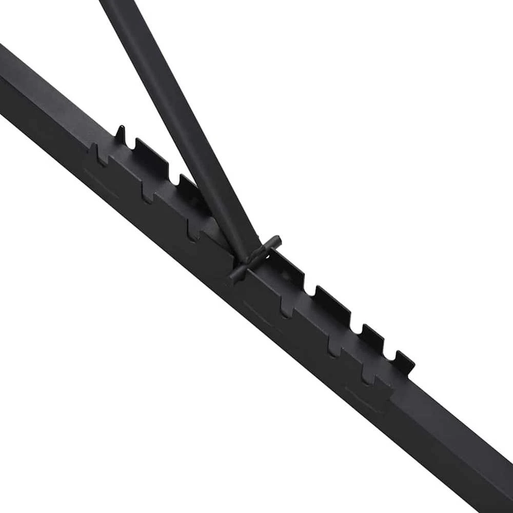 Svorio suoliukas Juoda 131 x 41 x 110 cm