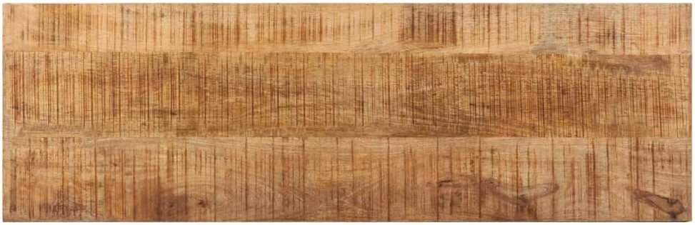 Suoliukas, 110cm, neapdorotos mango medienos masyvas ir plienas