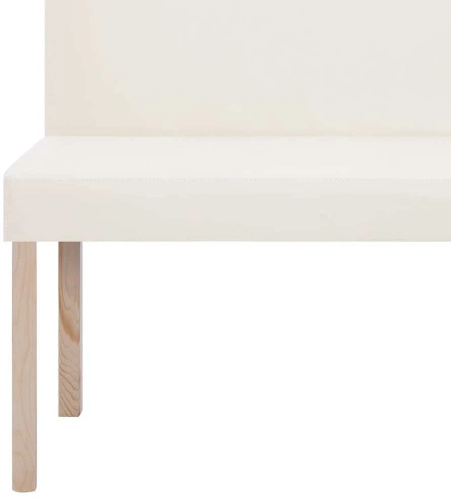 Suoliukas, kreminės sp., 139,5cm, dirbtinė oda